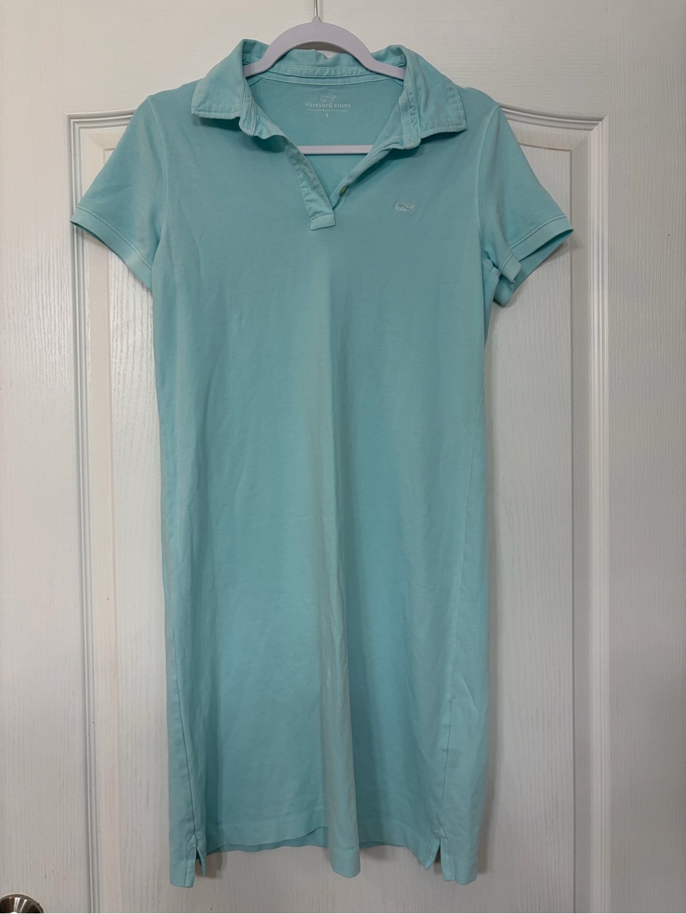 Vineyard Vines Seafoam Polo Shirt Dress